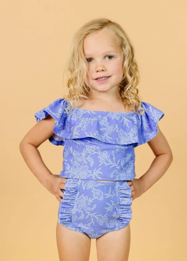 Elegant Floral | Mini Ruffled Around Top