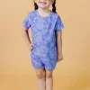 Elegant Floral | Mini Shorties Rashguard (Unisex)