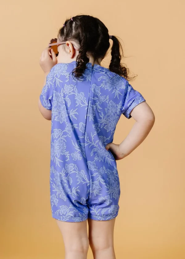Elegant Floral | Mini Shorties Rashguard (Unisex)
