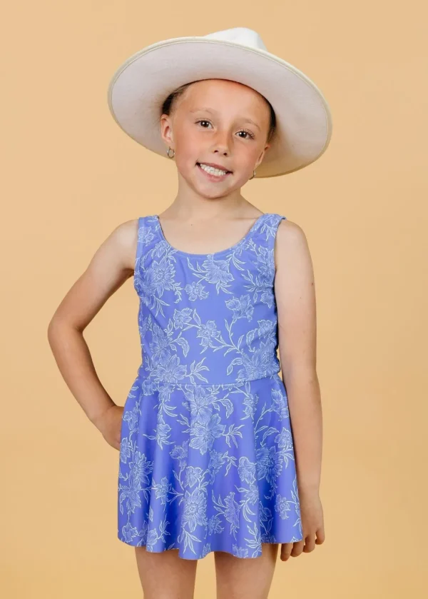 Elegant Floral | Mini Skirted One-Piece