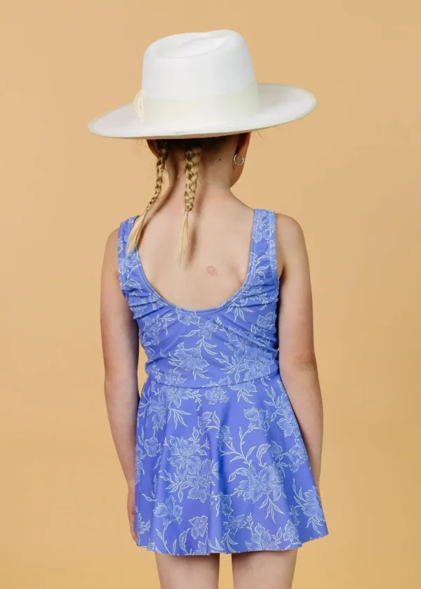 Elegant Floral | Mini Skirted One-Piece