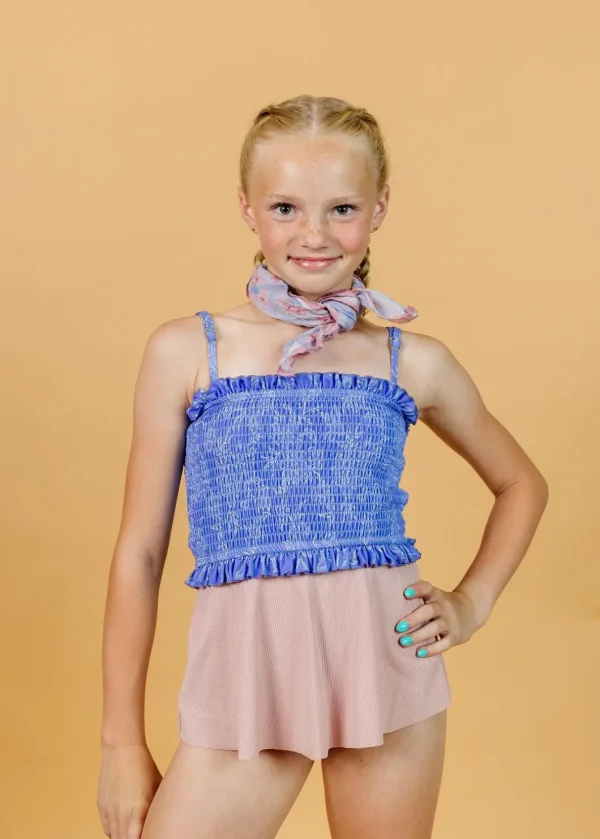 Elegant Floral | Youth Bandeau Top