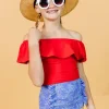 Elegant Floral | Youth Down in Front Ruffle Bottoms