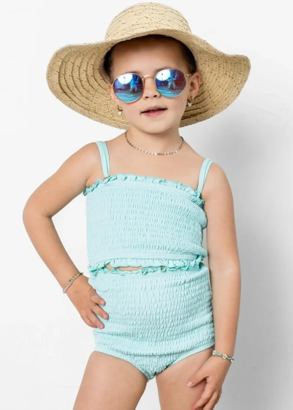 Fresh Mint | Mini Smocked Bottoms