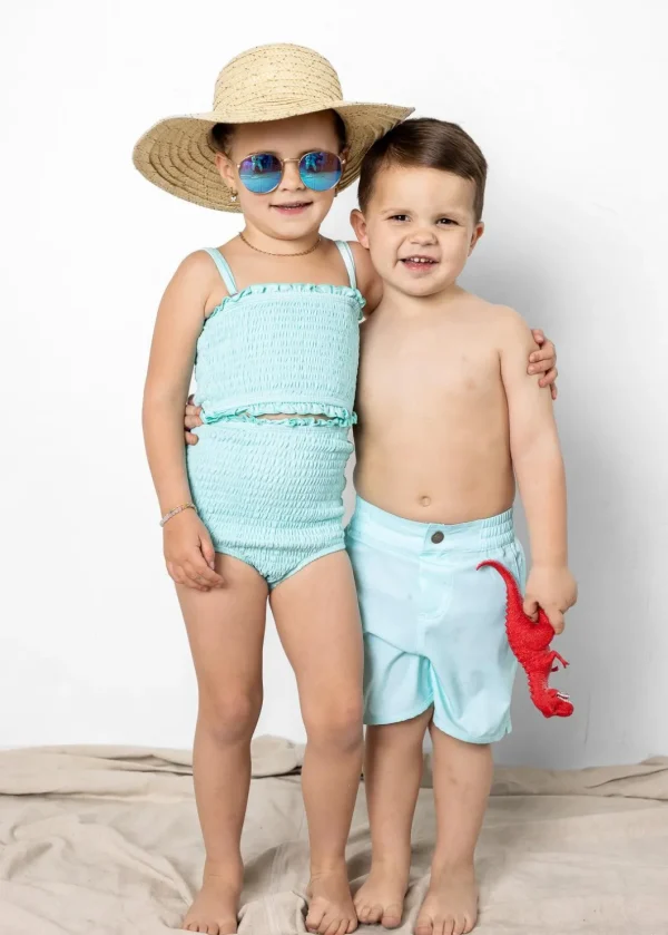 Fresh Mint | Mini Smocked Bottoms