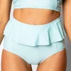 Fresh Mint | Peplum Bottoms