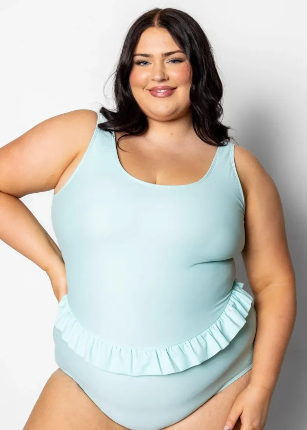 Fresh Mint | Skirted One-Piece