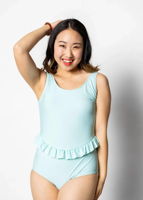 Fresh Mint | Skirted One-Piece