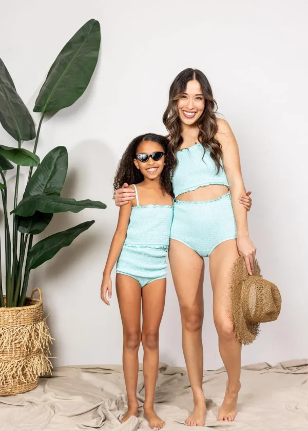 Fresh Mint | Smocked Bottoms