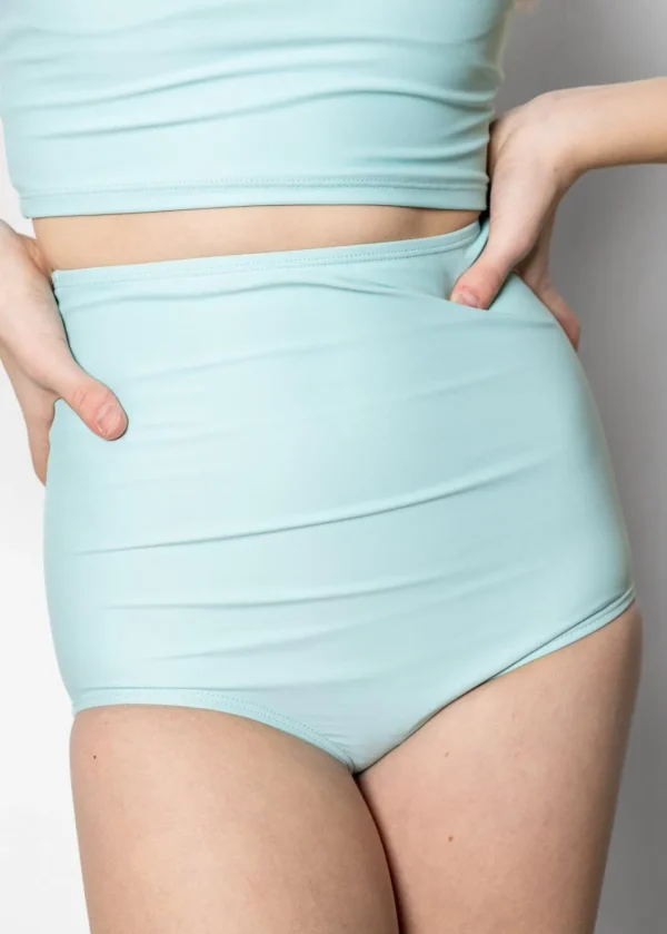 Fresh Mint | Youth High-Waisted Bottoms