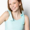 Fresh Mint | Youth Knot Top