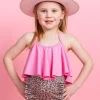 Jaguar | Mini Down in Front Ruffle Bottoms