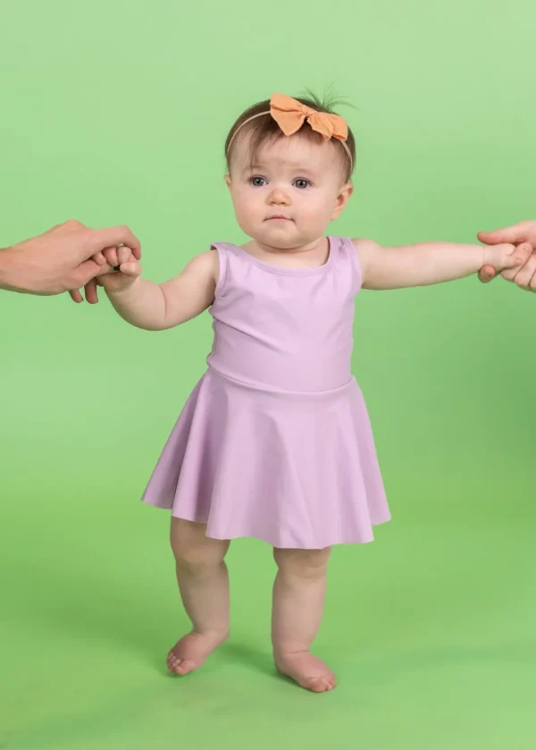 Just Lilac | Baby Skirted One-Piece