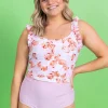 Just Lilac | Cut High Bottoms