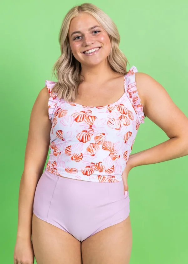 Just Lilac | Cut High Bottoms