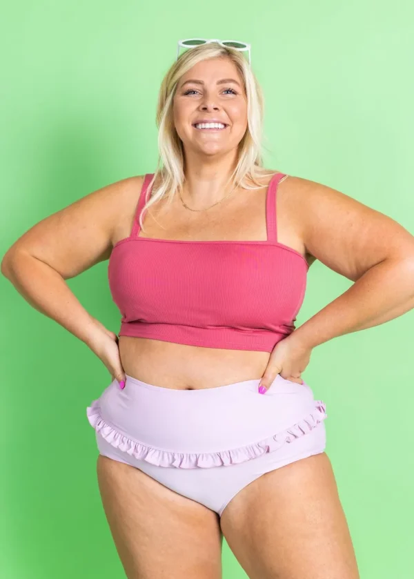 Just Lilac | Mid-Ruffle Bottoms