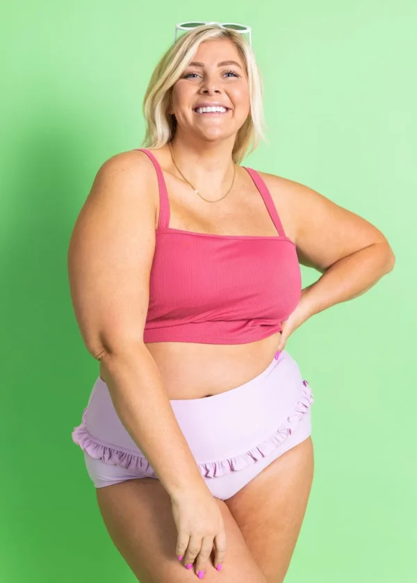 Just Lilac | Mid-Ruffle Bottoms