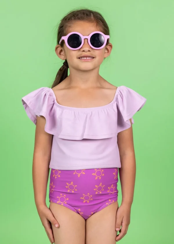 Just Lilac | Mini Ruffled Around Top