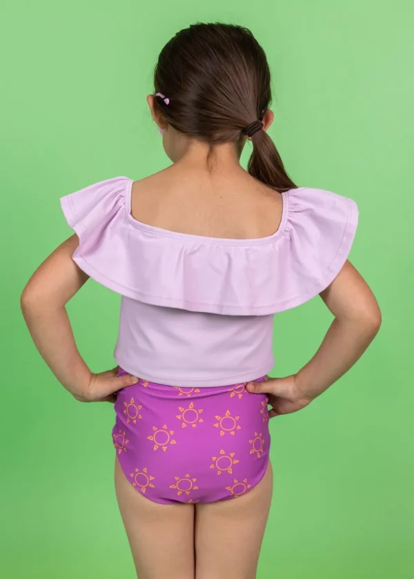 Just Lilac | Mini Ruffled Around Top