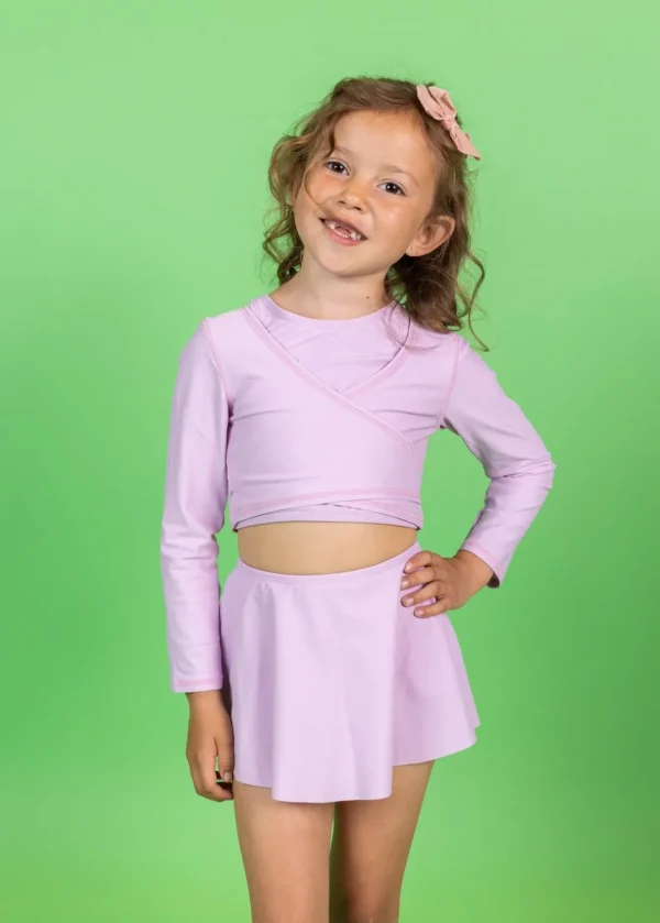 Just Lilac | Mini Wrap Top Rashguard