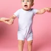 Light Blue Stripe | Baby Shorties Rashguard (Unisex)