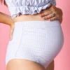 Light Blue Stripe | Maternity Bottoms
