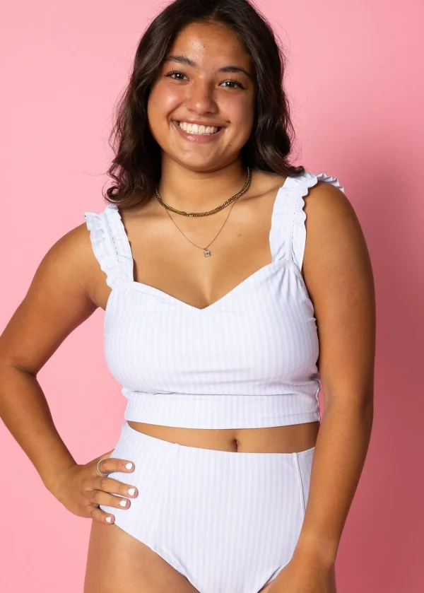 Light Blue Stripe | Ripple Top