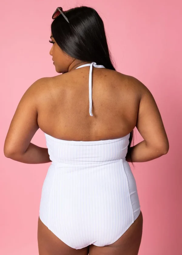 Light Blue Stripe | Tied-Up Top