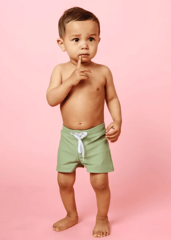 Meadow Green | Baby Euro Shorts