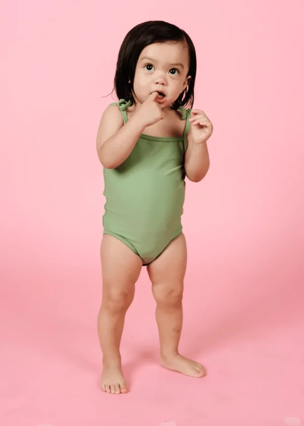 Meadow Green | Baby Simply One-Piece