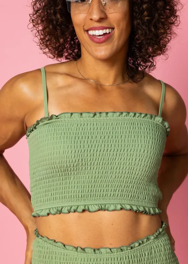 Meadow Green | Bandeau Top