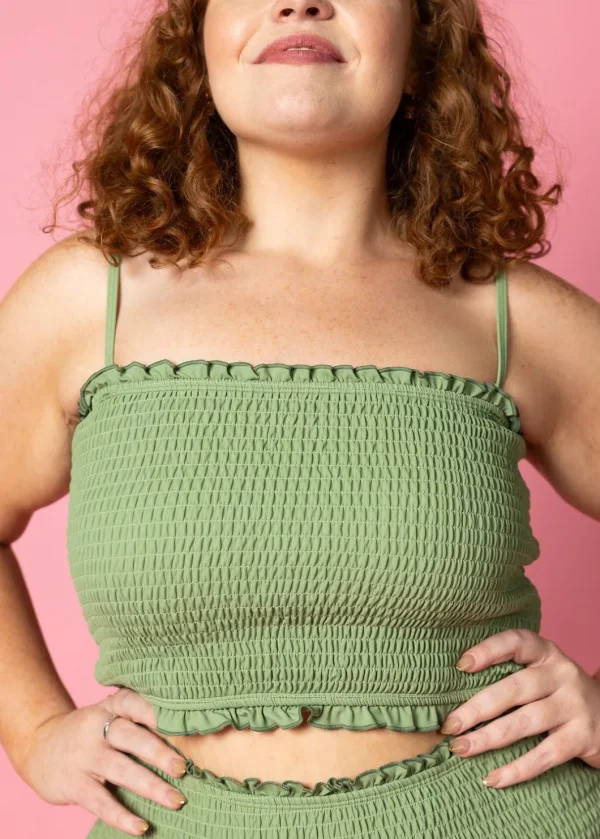 Meadow Green | Bandeau Top