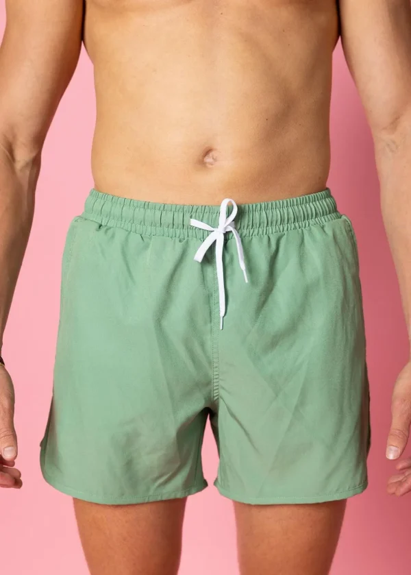 Meadow Green | Mens Retro Shorties