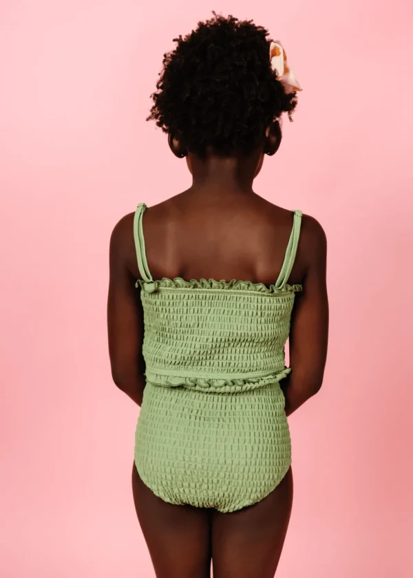 Meadow Green | Mini Bandeau Top