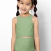 Meadow Green | Mini Racer Back Top