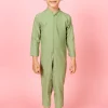 Meadow Green | Mini Rashguard One-Piece (Unisex)