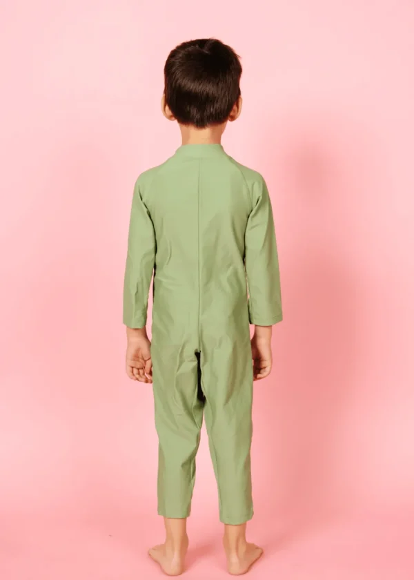 Meadow Green | Mini Rashguard One-Piece (Unisex)