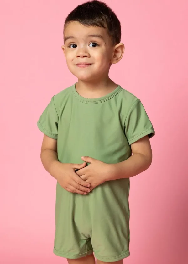 Meadow Green | Mini Shorties Rashguard (Unisex)