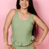 Meadow Green | Skirted One-Piece