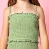 Meadow Green | Youth Bandeau Top