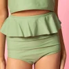 Meadow Green | Youth Peplum Bottoms