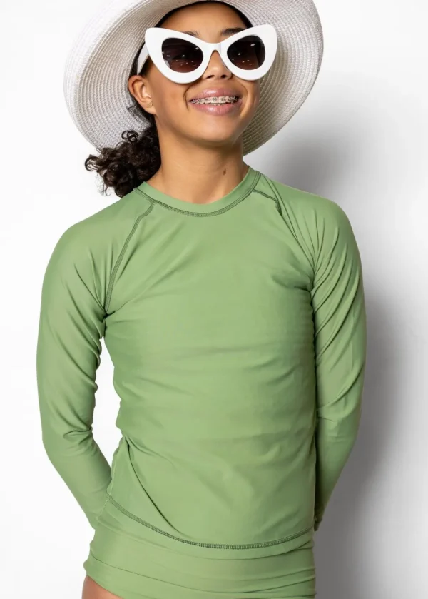 Meadow Green | Youth Rashguard Top (Unisex)