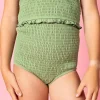 Meadow Green | Youth Smocked Bottoms