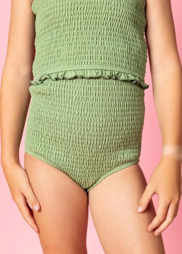 Meadow Green | Youth Smocked Bottoms