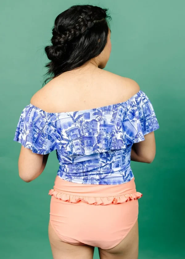 Melon | Mid-Ruffle Bottoms