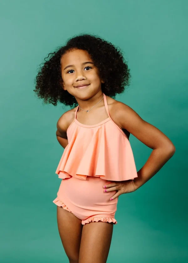 Melon | Mini All Ruffled Up Bottoms