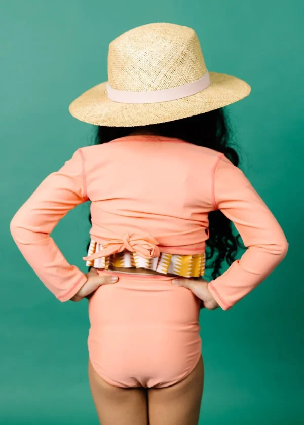 Melon | Mini Down in Front Ruffle Bottoms