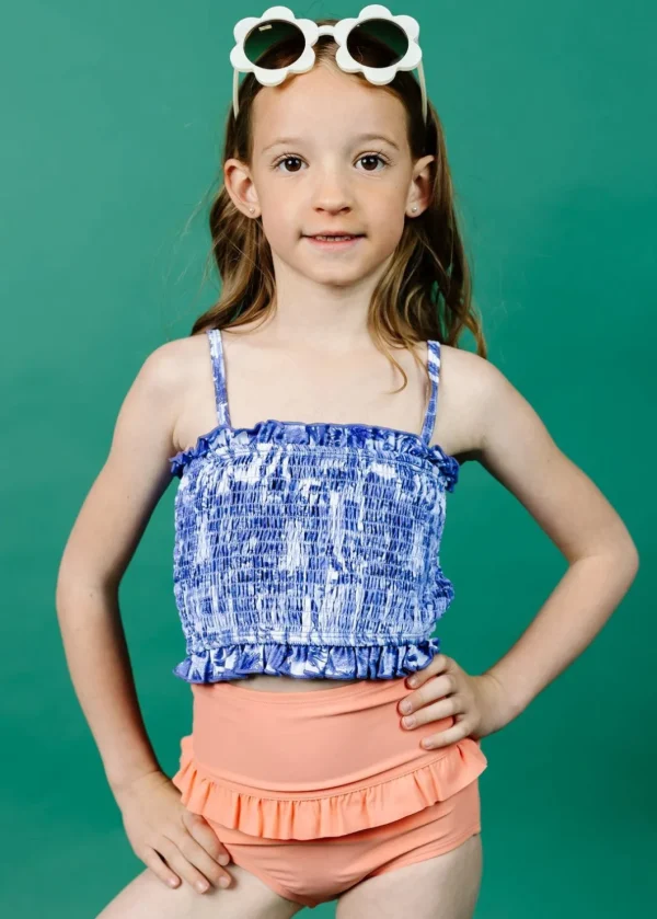 Melon | Mini Mid-Ruffle Bottoms