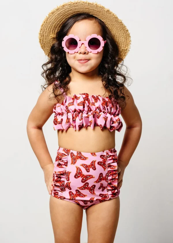 Metamorphosis | Mini Down in Front Ruffle Bottoms
