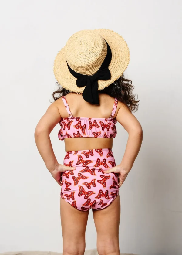Metamorphosis | Mini Down in Front Ruffle Bottoms